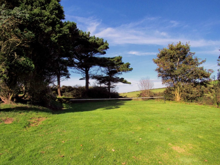 Grass Tennis Courts at Hendra Paul Holiday Cottages Cornwall